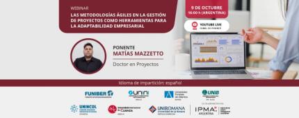 UNINCOL organiza el webinar «Las metodologías ágiles en la gestión de proyectos como herramientas para la adaptabilidad empresarial»